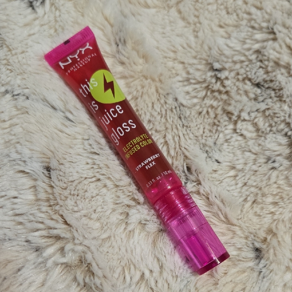 ✨️ 3/$12 NYX This is Juice Gloss - Strawberry Flex